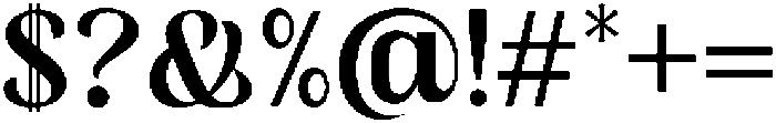 Skinno Medium otf (500) Font OTHER CHARS