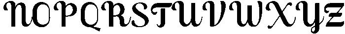 Skinno Medium otf (500) Font UPPERCASE