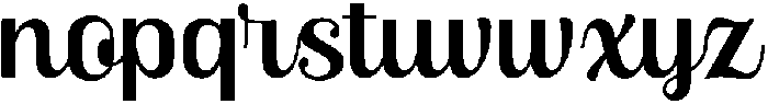 Skinno Medium otf (500) Font LOWERCASE