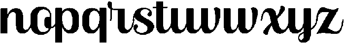Skinno Semi Bold otf (600) Font LOWERCASE