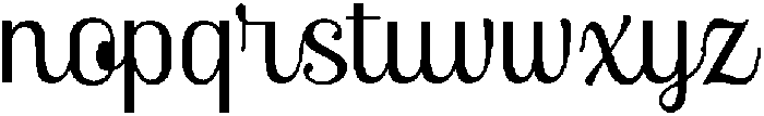 Skinno Thin otf (100) Font LOWERCASE