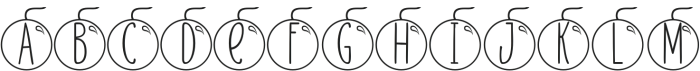Skinny monogram01 Regular otf (400) Font UPPERCASE
