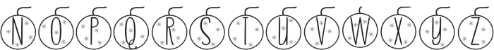 Skinny monogram02 Regular otf (400) Font LOWERCASE