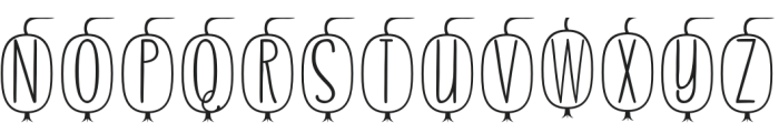 Skinny monogram05 Regular otf (400) Font UPPERCASE