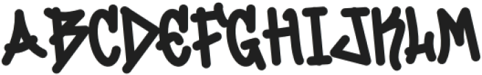 Skuctre Regular otf (400) Font UPPERCASE