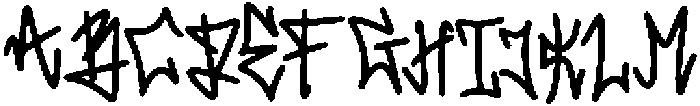 Skulk Stroke otf (400) Font UPPERCASE