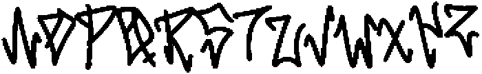 Skulk Stroke otf (400) Font LOWERCASE