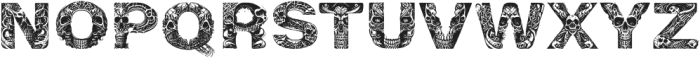 Skullaganza Bold ttf (700) Font UPPERCASE