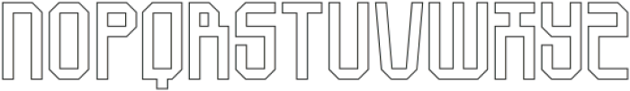 SkyBoxed Outline otf (400) Font UPPERCASE
