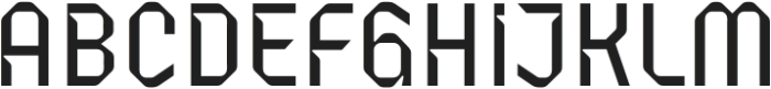 SkyFire Medium otf (500) Font UPPERCASE