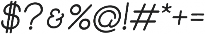 Skybird Medium Italic otf (500) Font OTHER CHARS