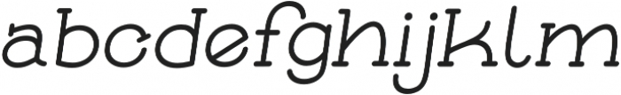 Skybird Medium Italic otf (500) Font LOWERCASE