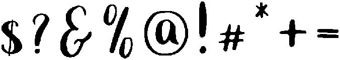 Skybloom otf (400) Font OTHER CHARS