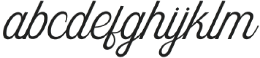 Skyblue Extra Light Italic otf (200) Font LOWERCASE