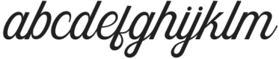 Skyblue Light Italic otf (300) Font LOWERCASE