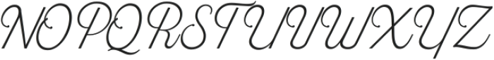 Skyblue Thin Italic ttf (100) Font UPPERCASE