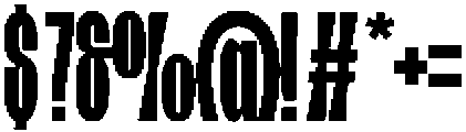 Skybold Regular otf (700) Font OTHER CHARS