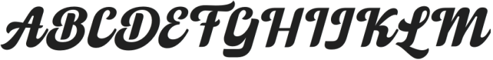 Skyhill Black Italic otf (900) Font UPPERCASE