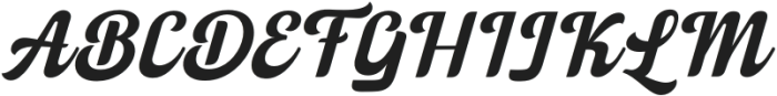 Skyhill Medium Italic otf (500) Font UPPERCASE