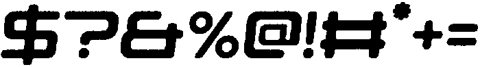 Skylar Circular Noise Italic otf (400) Font OTHER CHARS