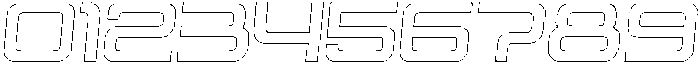 Skylar Outline Italic otf (400) Font OTHER CHARS