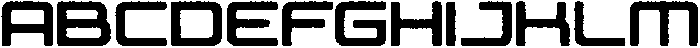 Skylar Rounded Eroded otf (400) Font UPPERCASE