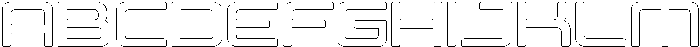 Skylar Rounded Outline otf (400) Font UPPERCASE