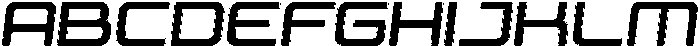 Skylar Rounded Rimmed Italic otf (400) Font UPPERCASE