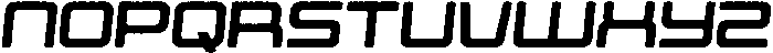 Skylar Rounded Rough Italic otf (400) Font LOWERCASE