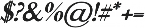 Skylar Sans Bold Italic otf (700) Font OTHER CHARS