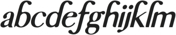 Skylar Sans Bold Italic otf (700) Font LOWERCASE