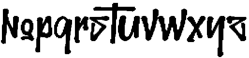 Skylight Grafitty Regular otf (300) Font LOWERCASE
