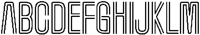 Skyline Echo Regular otf (400) Font UPPERCASE