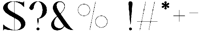 Skyline otf (400) Font OTHER CHARS