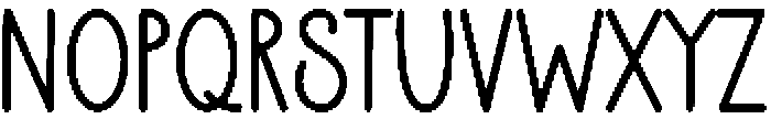 Skylines Regular otf (400) Font LOWERCASE