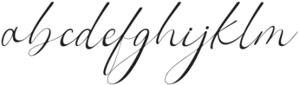 Skypiea Romantic Regular otf (400) Font LOWERCASE