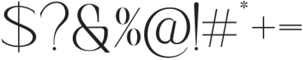 Skypiea Romantic Serif Regular otf (400) Font OTHER CHARS