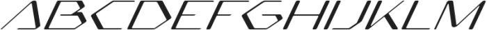 Skyrox Hairline Condensed Italic otf (100) Font LOWERCASE