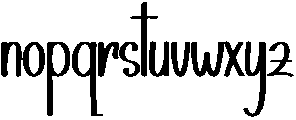 Skyting Regular otf (400) Font LOWERCASE