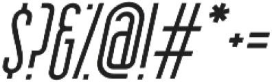 Skyward Regular Italic otf (400) Font OTHER CHARS