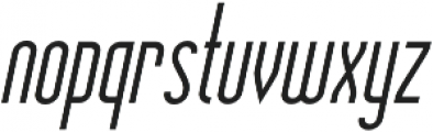 Skyward Regular Italic otf (400) Font LOWERCASE