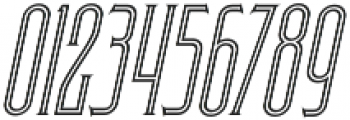 Skyward Serif Oblique Inline otf (400) Font OTHER CHARS