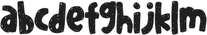 sketchy in snow otf (400) Font LOWERCASE