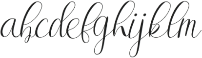 skybloom otf (400) Font LOWERCASE