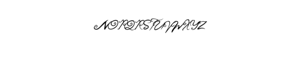 Skywhale Letter Font UPPERCASE