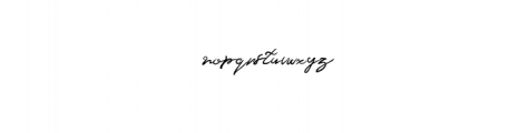 Skywhale Letter Font LOWERCASE