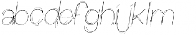 Sketchica Font LOWERCASE