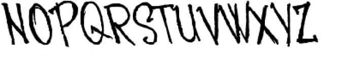 Skratchbook Back Italic Font UPPERCASE