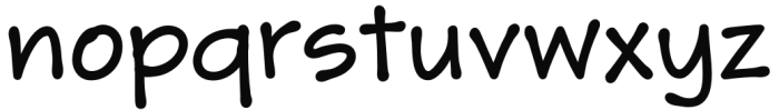 Skriva Bold Regular Font LOWERCASE