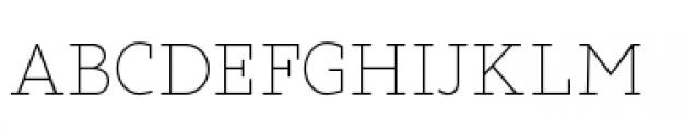 Sky Serif Light SC Font LOWERCASE